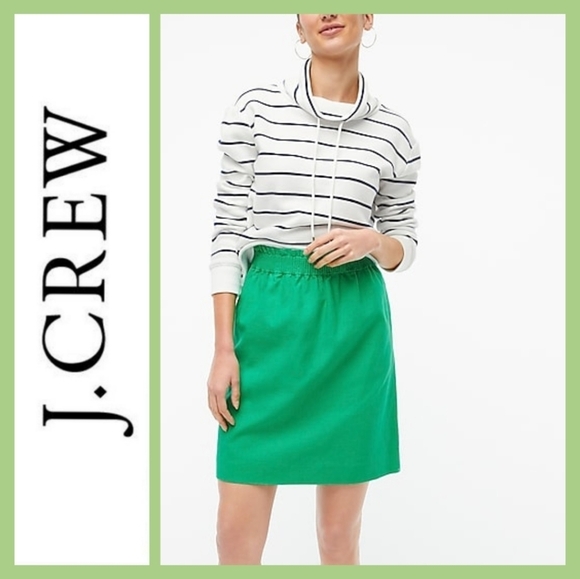 J. Crew Linen-cotton city skirt Size 4 - Picture 13 of 13